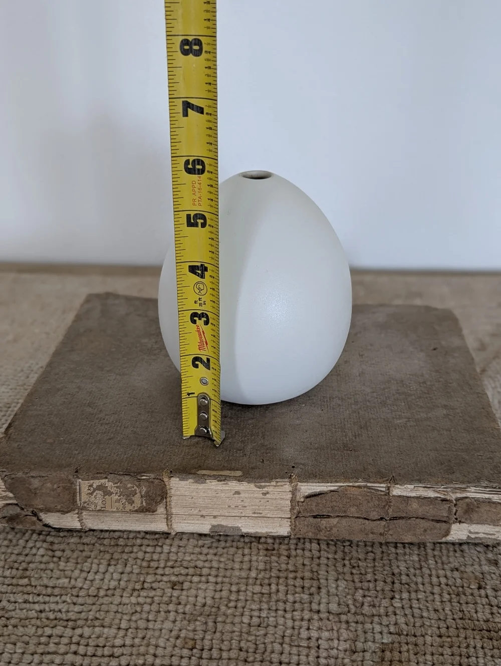 West Elm White Minimalist Bud Vase